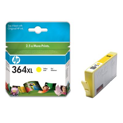 Cartouche encre HP 364XL Couleur Jaune -CB325EE