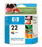 Cartouche encre HP C9352AE N°22 Couleur 