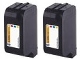 Lot de 2 cartouches Compatible HP C1823A Couleur