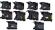 Pack 10 Cartouches Compatible Brother noire et couleur LC1280 XL